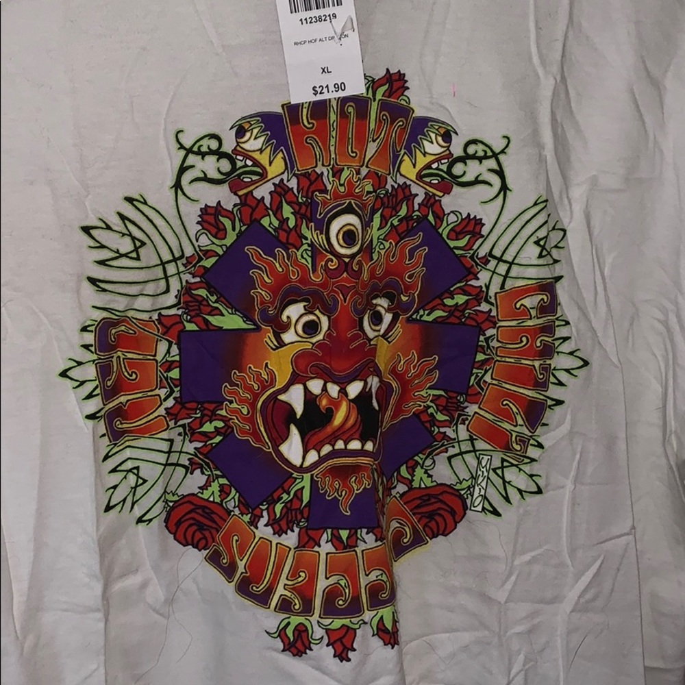 Red Hot Chili Peppers White T-Shirt